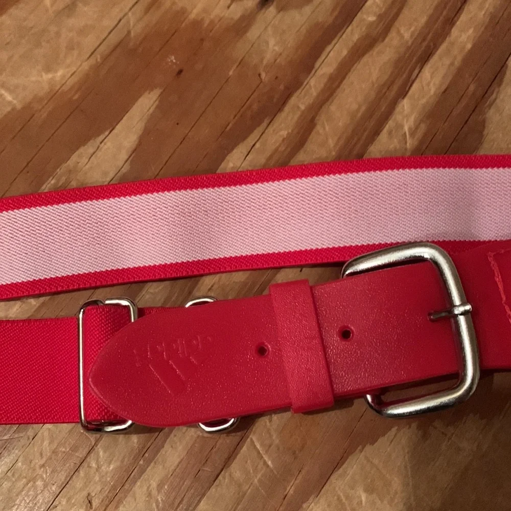Adidas Stretch Belt Red Small Adjustable